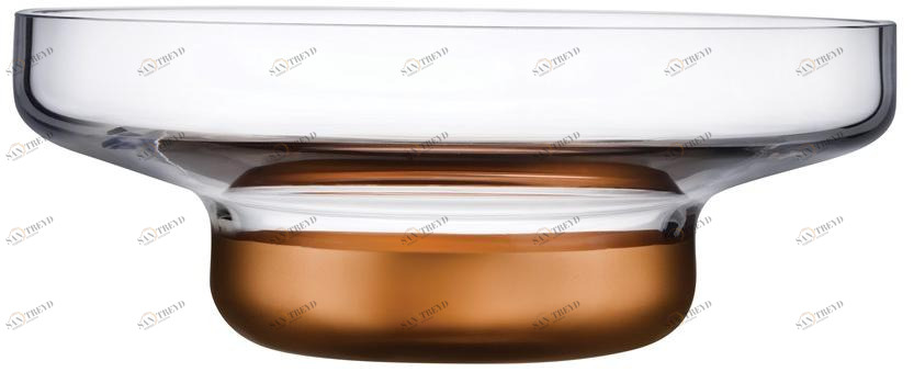 NUDE Хрустальная чаша / центральная часть на медном основании Contour sun-id-1420245