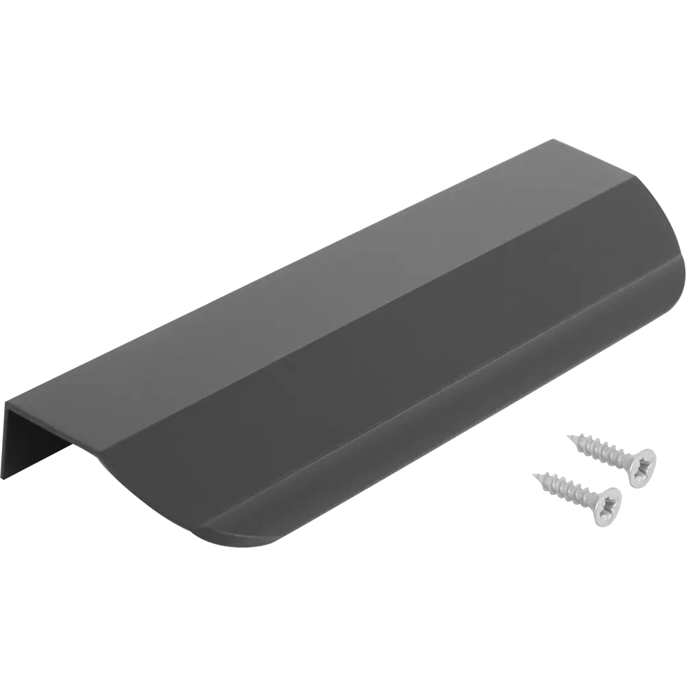 Мебельная ручка-профиль черная 156 мм Jet STLM-2127298 - Вид №2