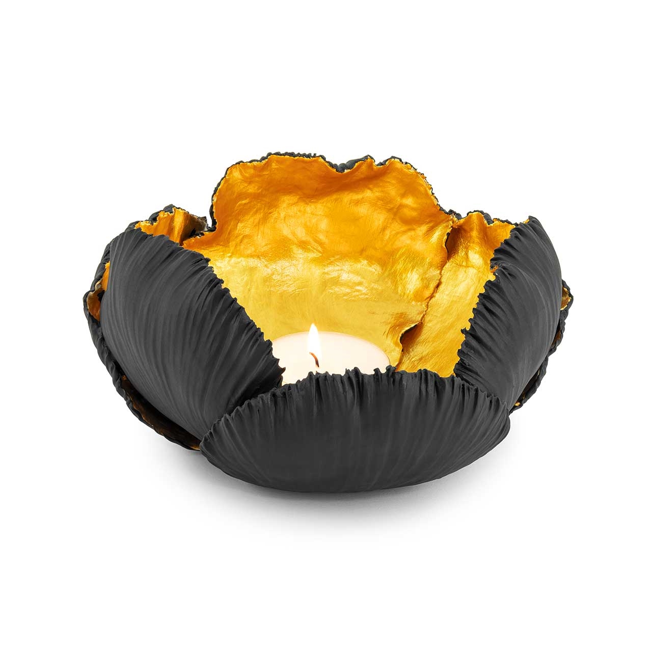 300220-93 ABHIKA СВЕЧА. KAIL BG H12 D21 BLACK/GOLD  - Вид №1