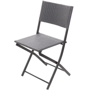 Стул складной «Марэ», цвет чёрно-серый