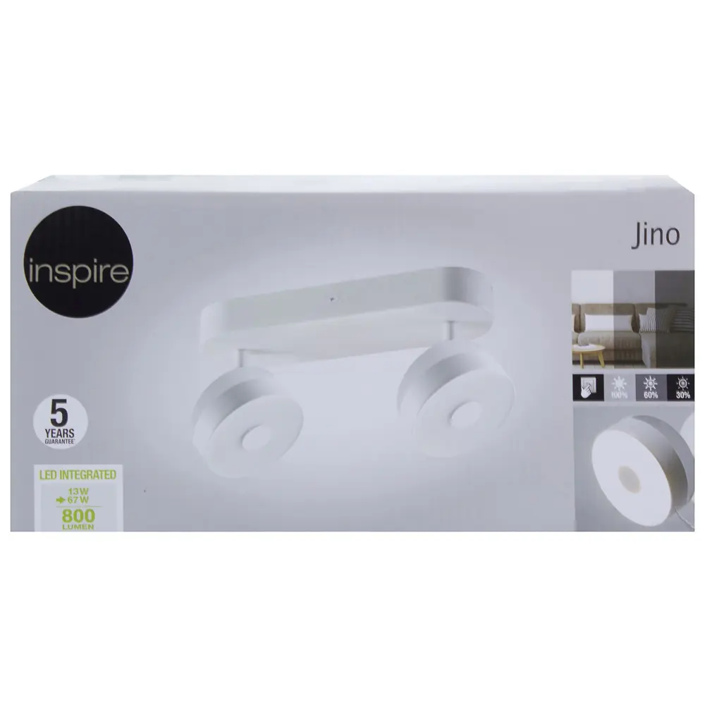 Спот поворотный светодиодный Jino, 5 м², белый свет, цвет белый 82124774 STLM-2079888 INSPIRE  - Вид №2