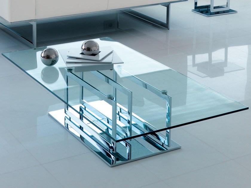 Italy Dream Design Стеклянный журнальный столик в современном стиле для гостиной Life class sun-id-1382504 - Вид №2