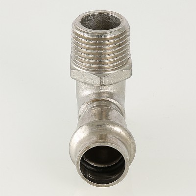 VTi.953.I.001504 Фитинг из нержавеющей стали – пресс-угольник с наружной резьбой Valtec 15 мм х 1/2"  - Вид №2