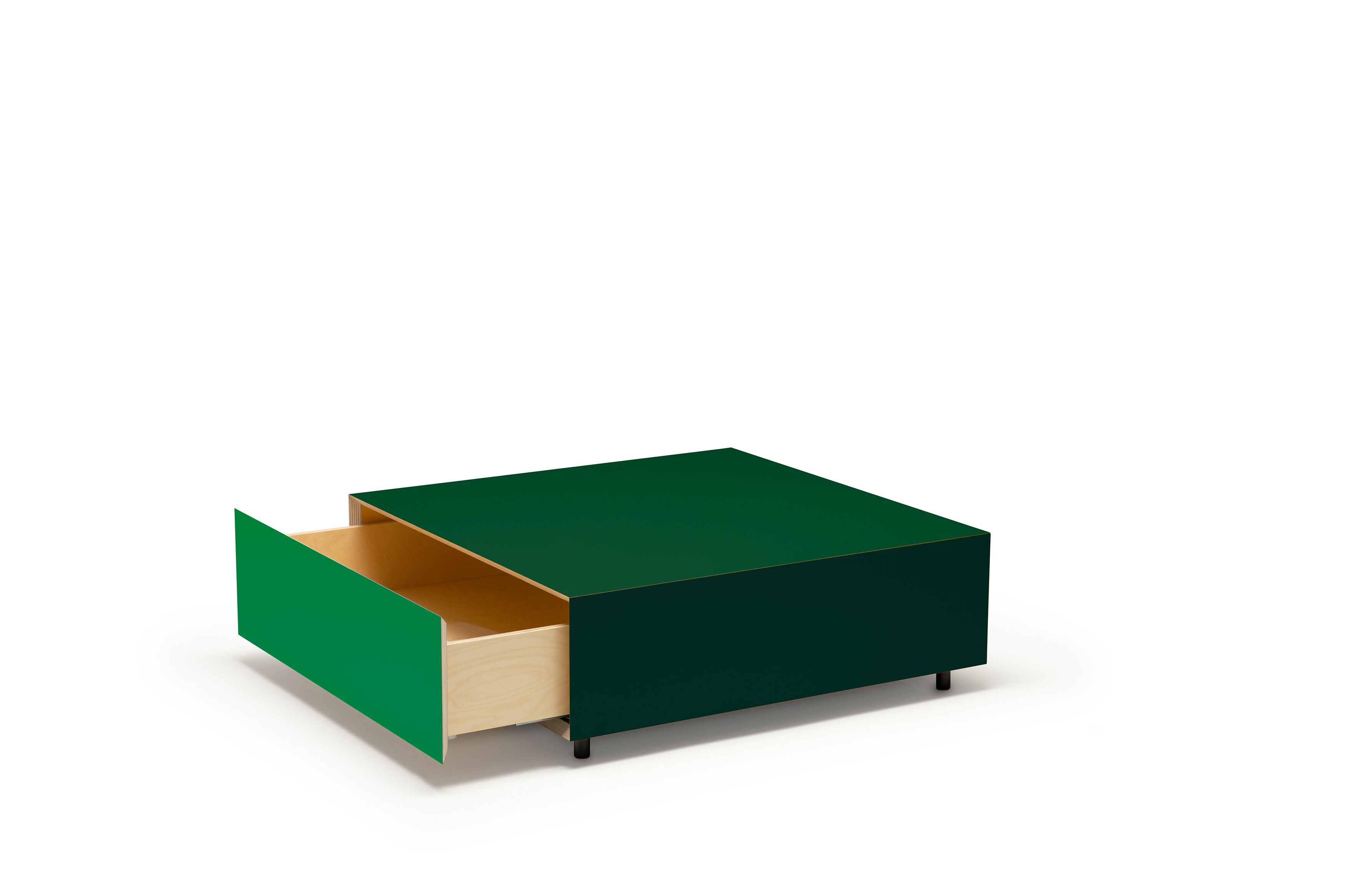 Низкий квадратный журнальный столик из фанеры Established&Sons Bloc ARCH-00108463 - Вид №17