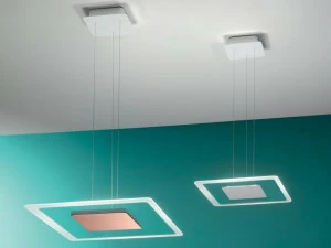 Linea Light Group Светодиодный подвесной светильник из стали и стекла Aruba