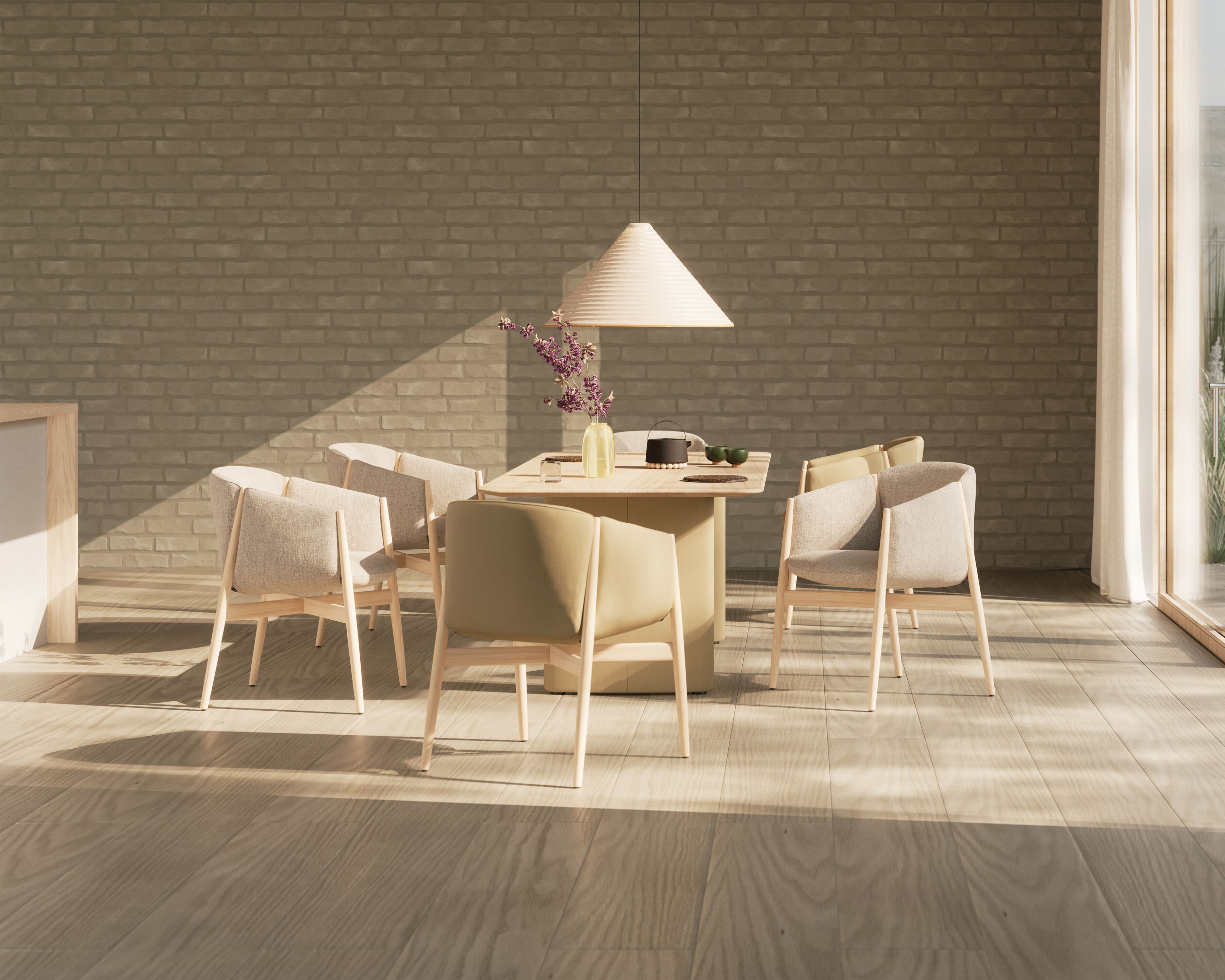 Мягкий стул из ткани COR KAGU ARCH-00072994 - Вид №6