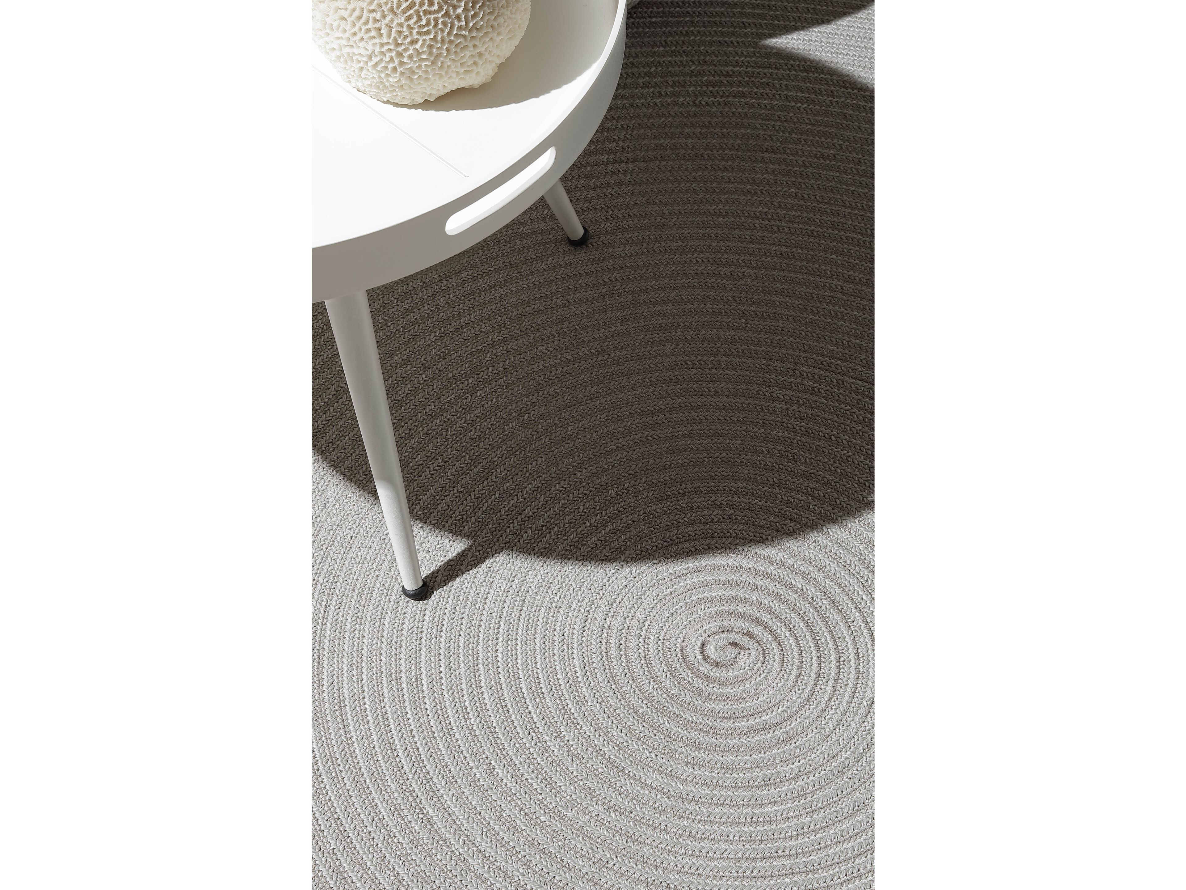 Olyna®100% плетеный двусторонний круглый напольный коврик Nodo Italia VULCANO ARCH-00023317 - Вид №4