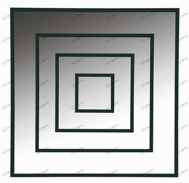 Ph Collection Квадратное зеркало в раме sun-id-1469295