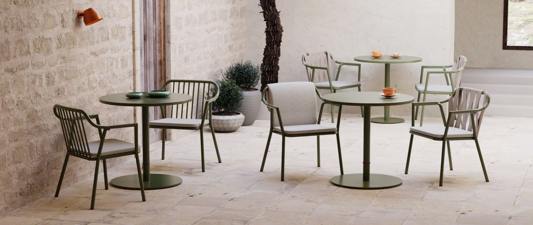 Алюминиевый и тканевый садовый стул YAAZ Monte ARCH-00084498 - Вид №8