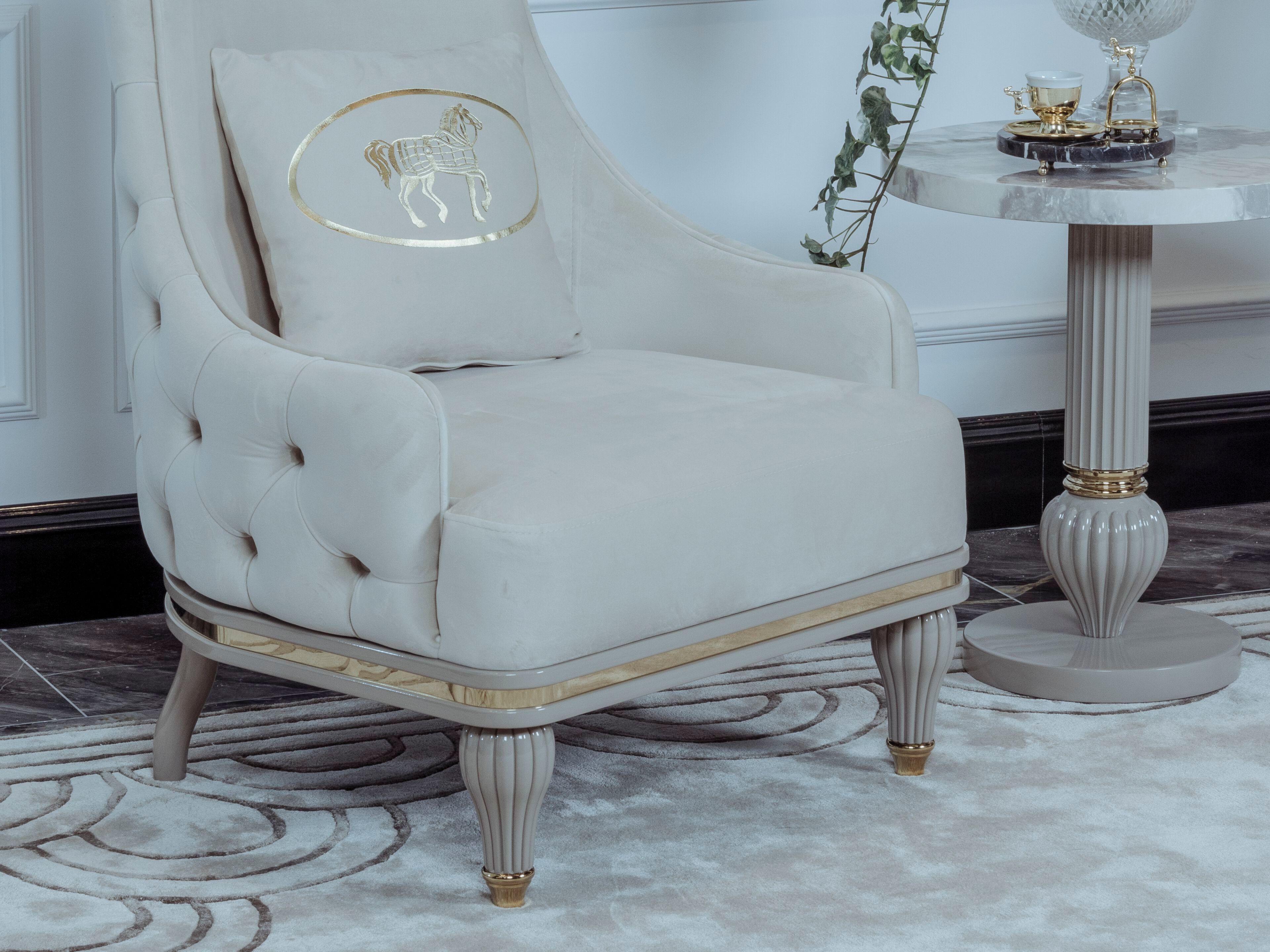 Круглый журнальный столик Zebrano Elsiyum ARCH-00129218 - Вид №3