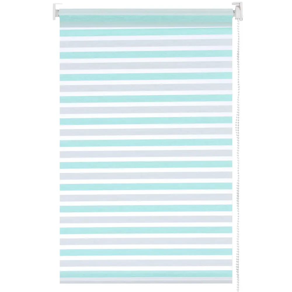 Штора рулонная, 55х160 см, цвет бирюзовый Santreyd Нео-классика STLM-2134251