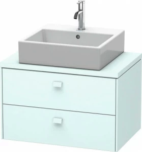 BR510600909 Brioso Тумбочка для компактной консоли Светло-голубой матовый декор