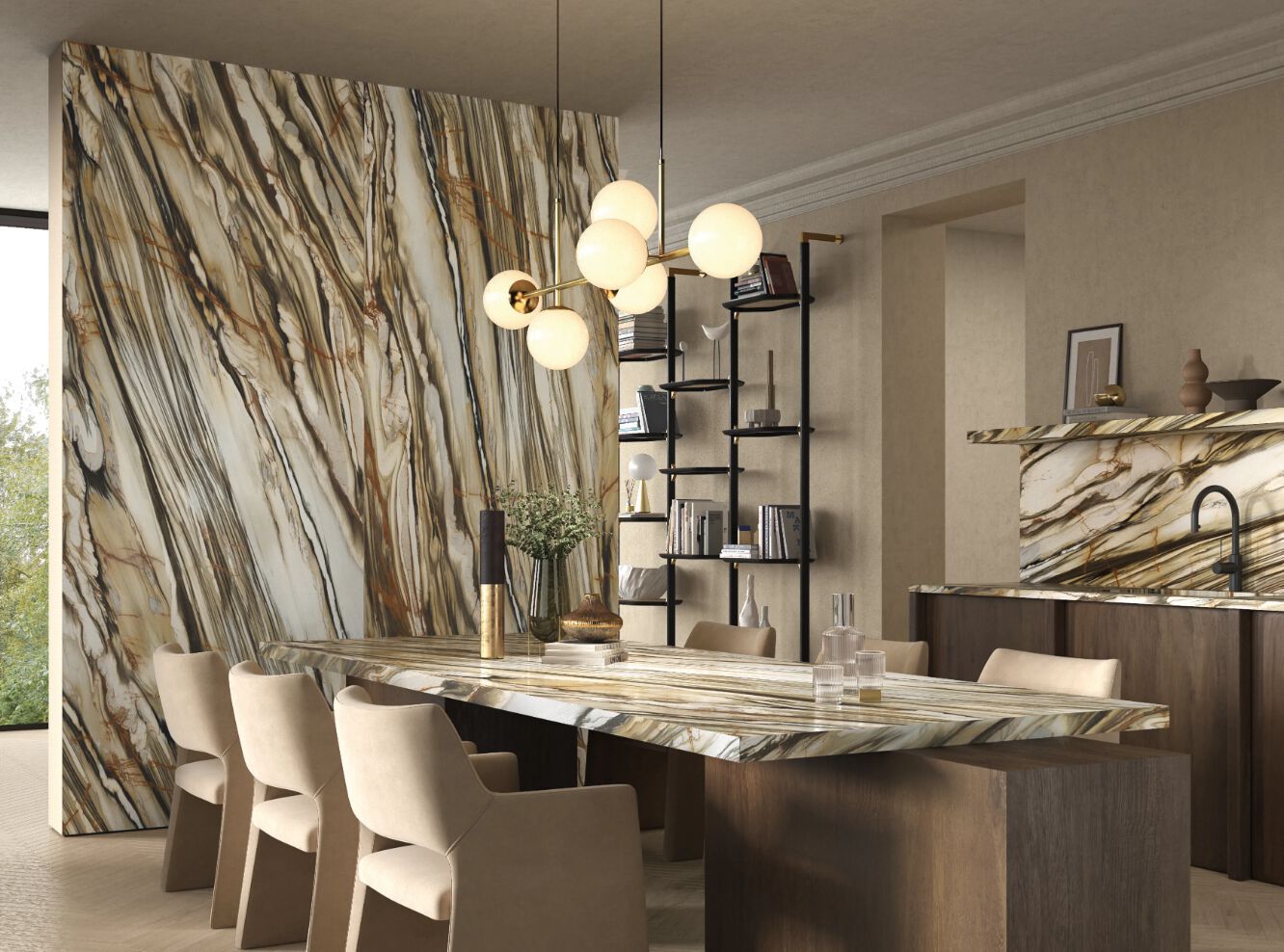 Пол / напольное покрытие из керамогранита с мраморным эффектом Imola THE ROOM ARCH-00073362 - Вид №6