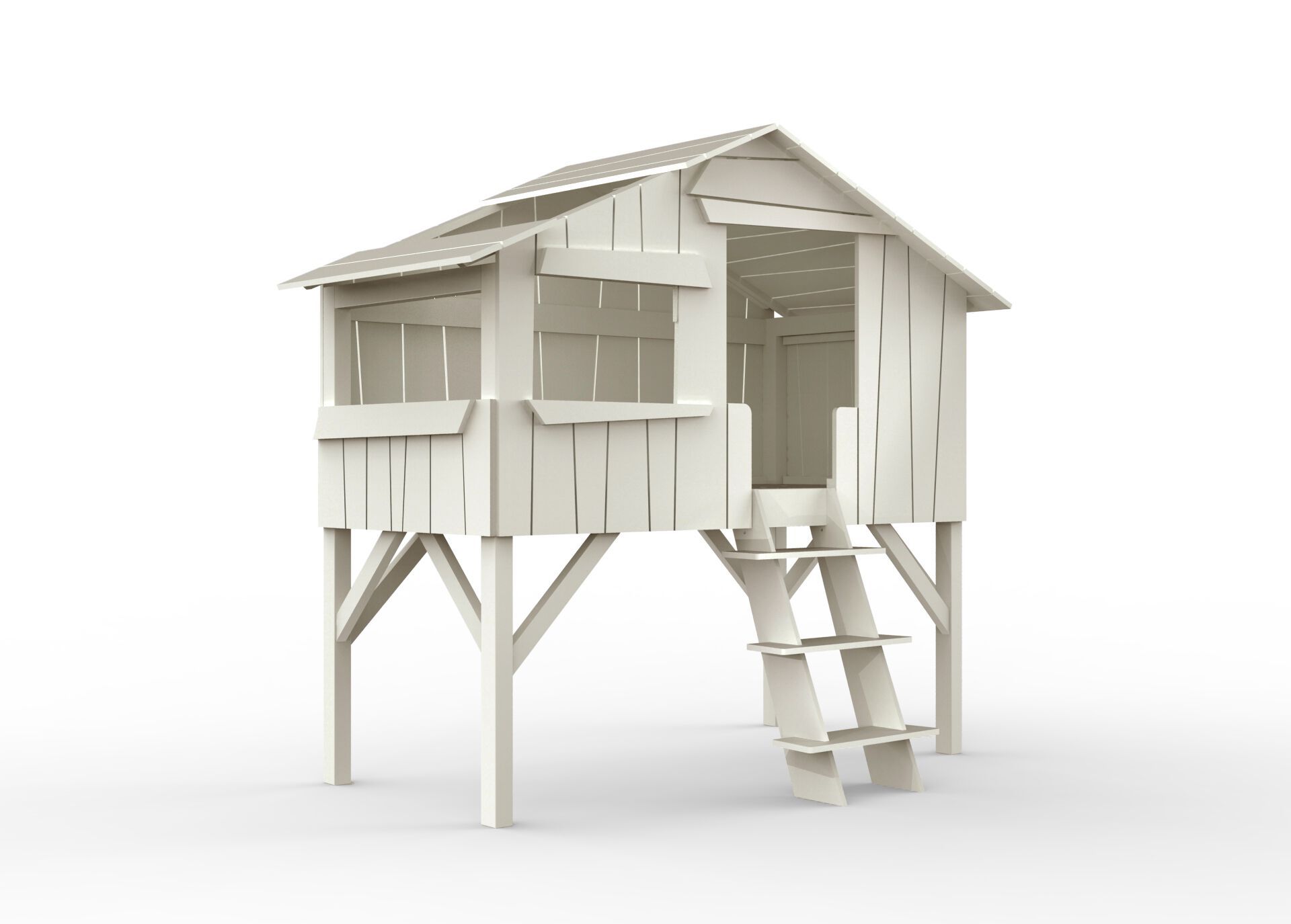 Односпальная кровать из МДФ Mathy by Bols КРОВАТИ И ГОРКИ ДЛЯ ДОМИКОВ НА ДЕРЕВЕ ARCH-00136891 - Вид №36