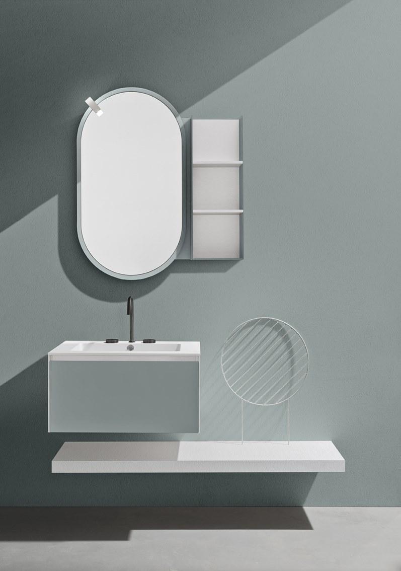 ARBLU Подвесной туалетный столик с ящиками, лакированный 5.zero sun-id-1433241 - Вид №6