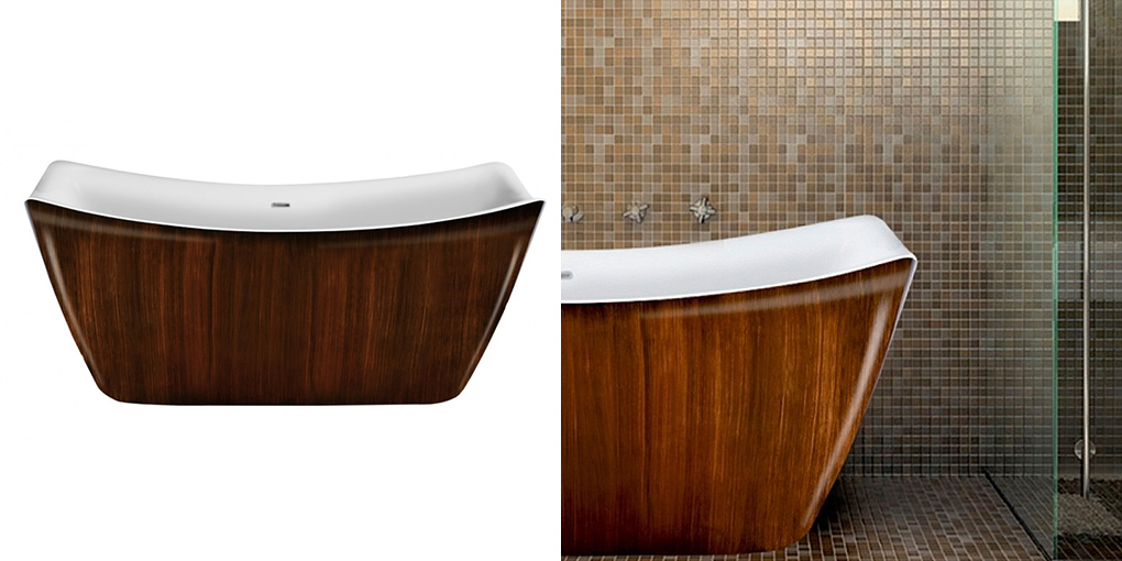 Ванна акриловая отдельностоящая Treasure Gold Lagard MEDA lgd-mda-tg - Вид №2