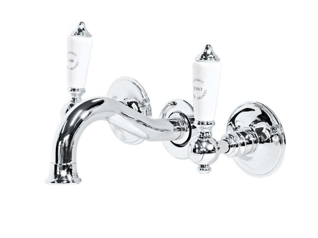 Настенный смеситель для раковины с 3 отверстиями Gentry Home Berkeley ARCH-00095458 - Вид №1