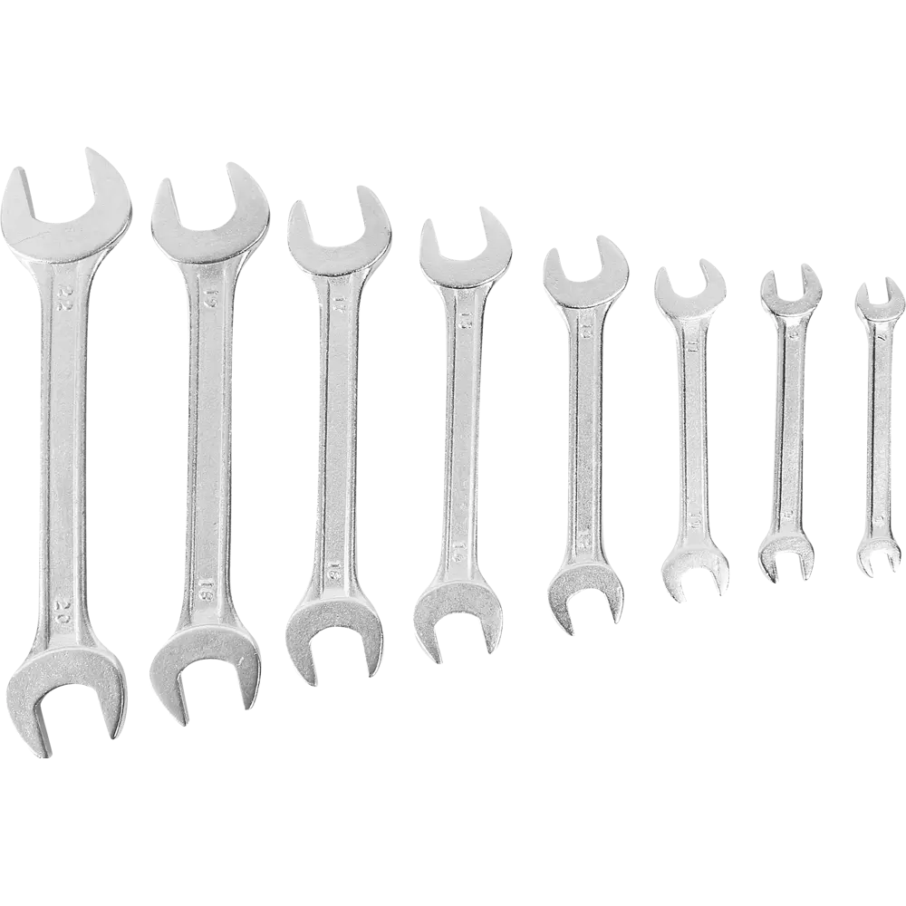 Набор рожковых ключей ВИХРЬ 8 предметов для профессионального монтажа 85579366 STLM-0064224