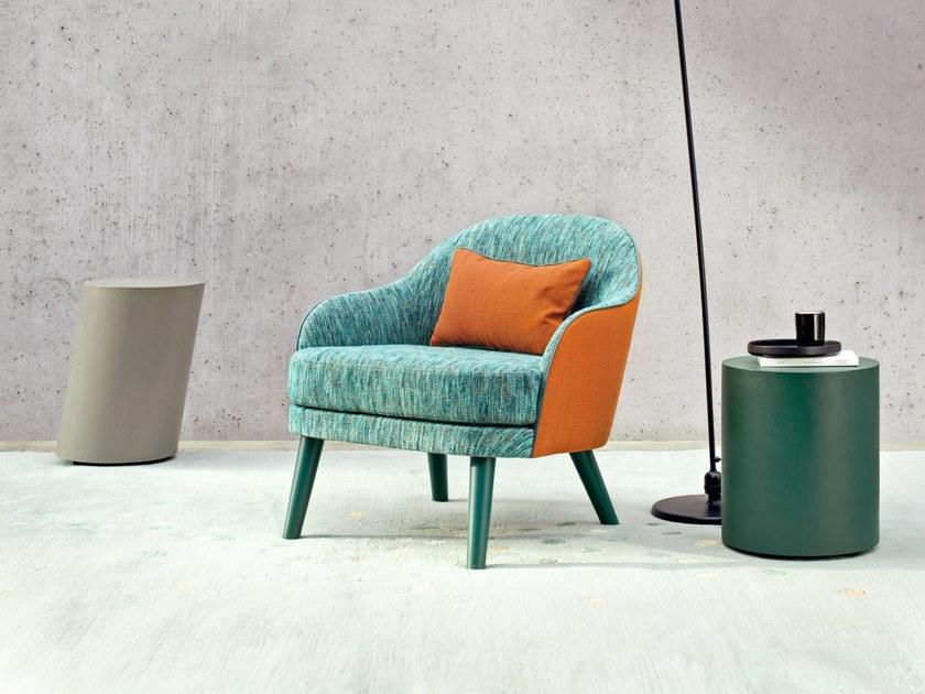 Very Wood Кресло с обивкой из ткани с подлокотниками Carmen sun-id-1371394 - Вид №1