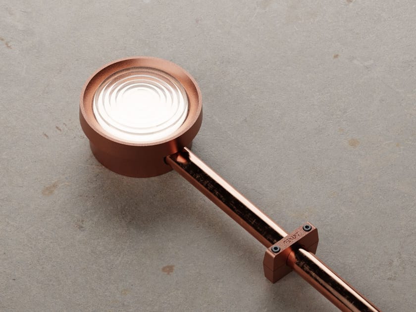 Алюминиевый настенный светильник с порошковым покрытием Genuit медь ARCH-00144149