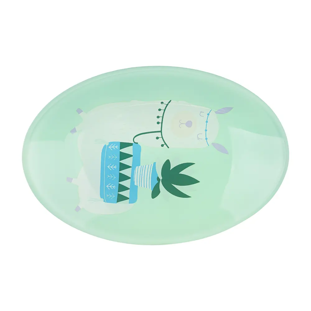 Мыльница Lama с цветком стекло цвет зеленый Santreyd STLM-2180679 - Вид №1