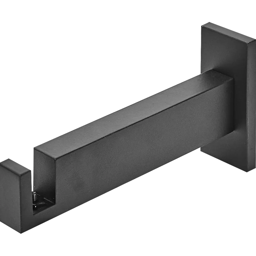 Держатель однорядный Хайтек алюминий цвет черный 14.65 см ARTTEX STLM-2021802