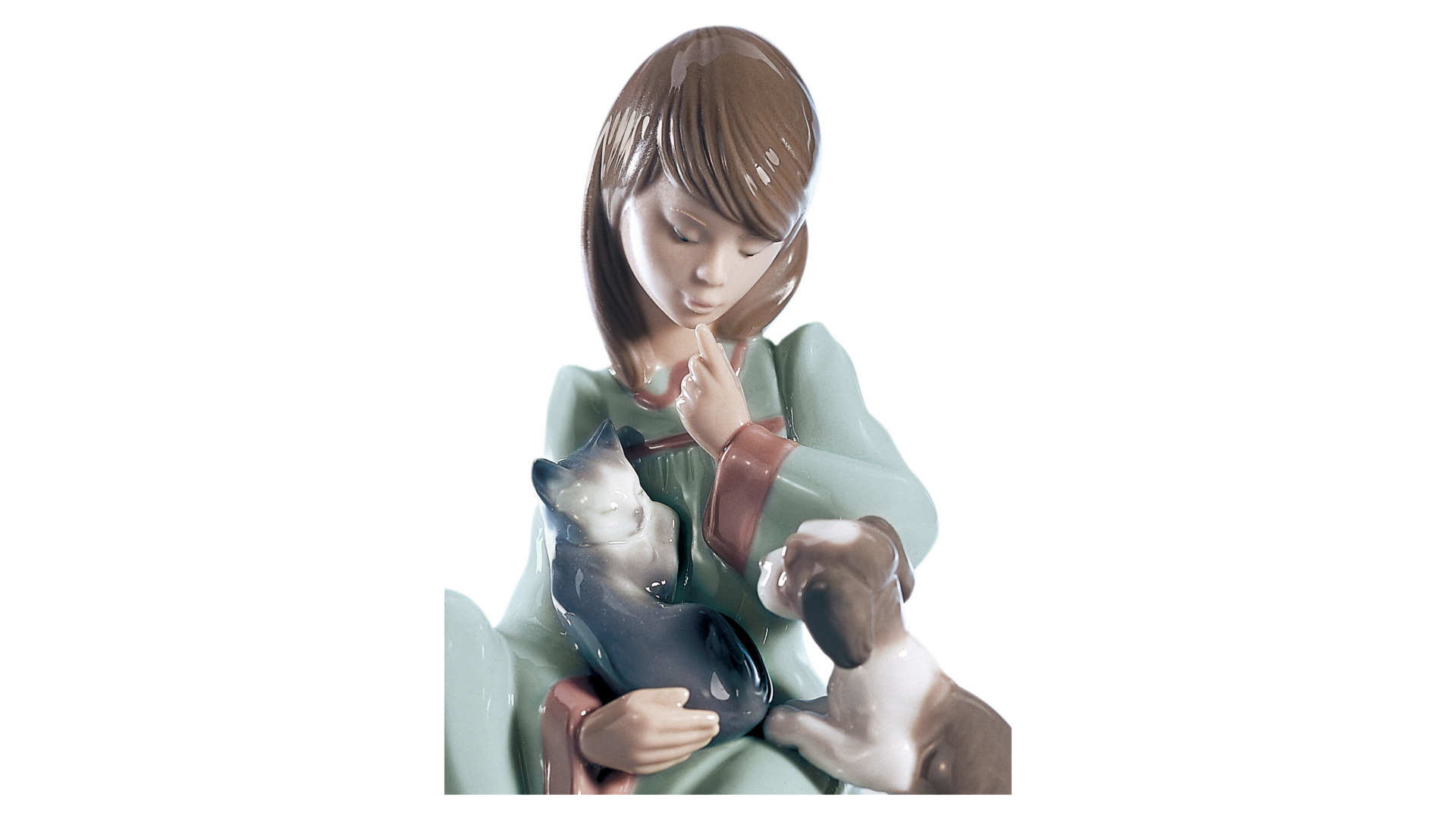 10668974 LLADRO Фигурка Lladro "Не буди!" 10x14см Фарфор Lladró  - Вид №2