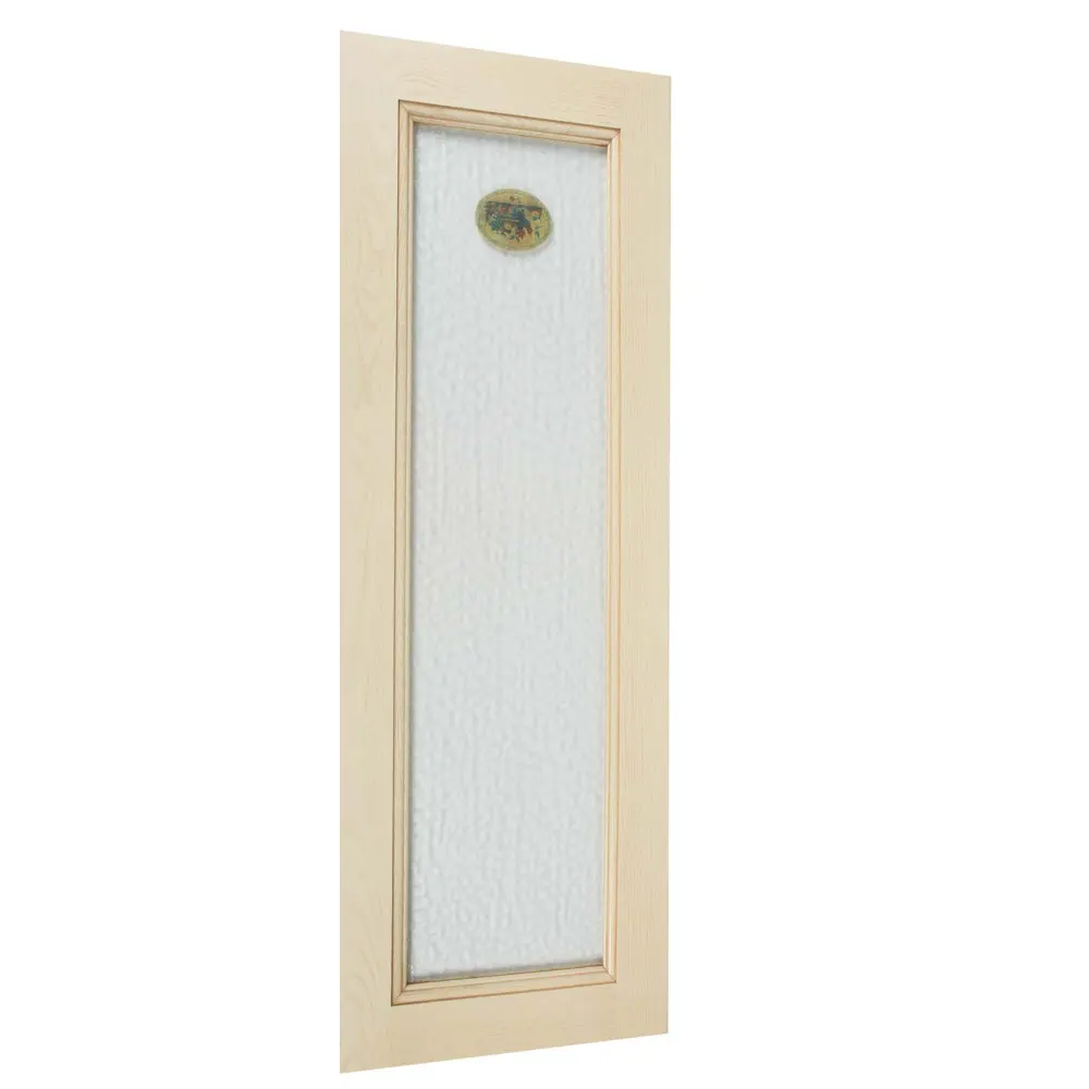 Фасад со стеклом Невель 39.7x102.1 см Delinia ID массив ясеня цвет кремовый STLM-2021073