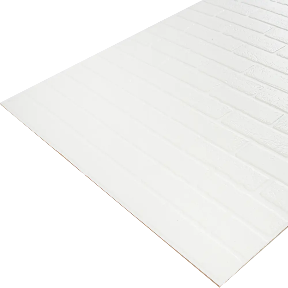 ALBIKO Панель МДФ «Кирпич» белый 2200×930 мм для стильной отделки 82573425 STLM-0030332 - Вид №3