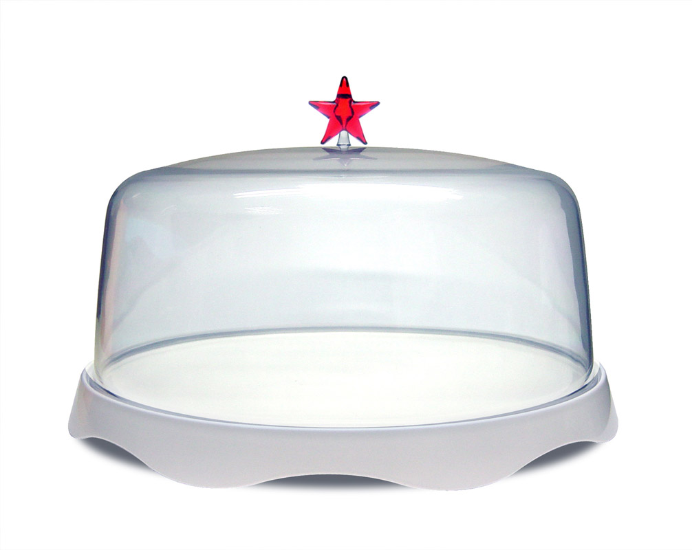 QL10039-WH Тортовница подарочная merry tray большая белая Qualy  - Вид №1