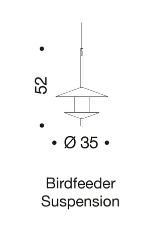 Кормушка для птиц из алюминия Danese Milano Ori ARCH-00031107 - Вид №6