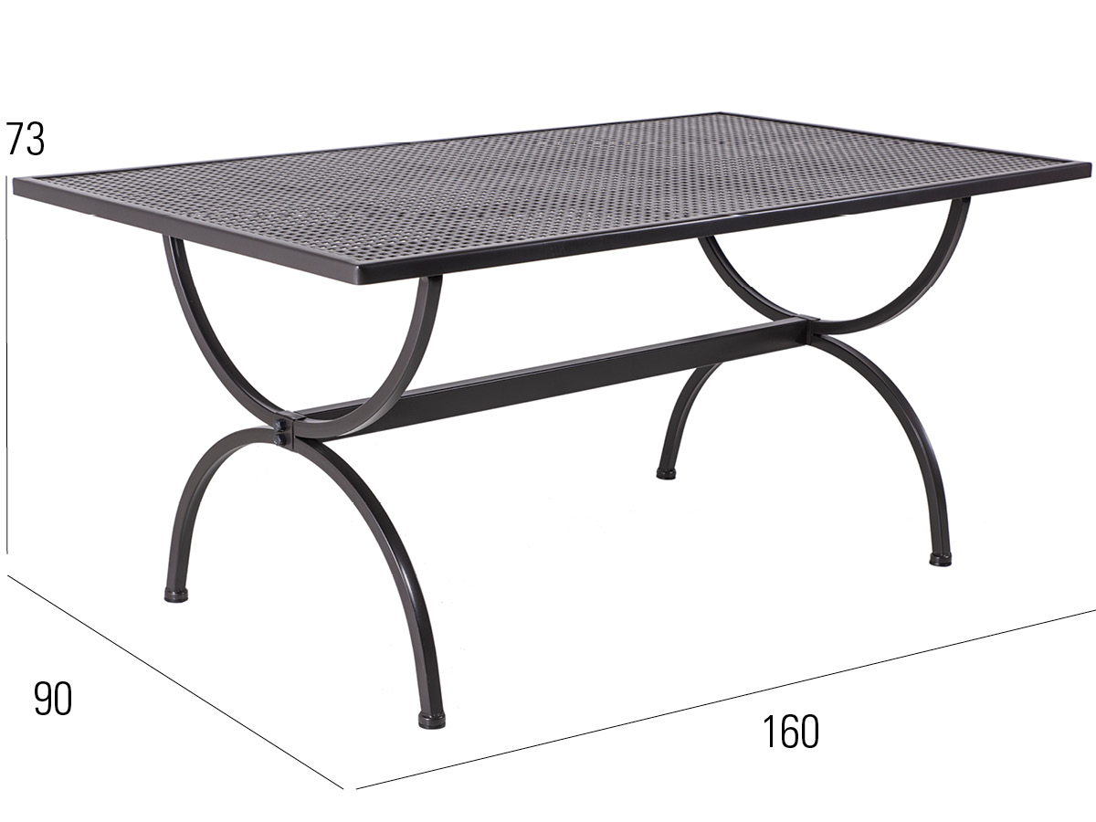 65.00.0110 Антикварный стол Romeo Marone 160 x 90 Mbm - Вид №2