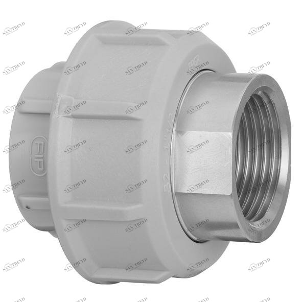 SANIT 1727000S099 Адаптер соединение, PP на латуни, цилиндрическая трубка с внутренней резьбой для Heizelemenmuffenschweißen 