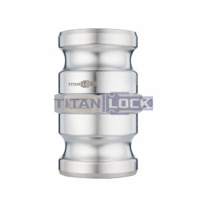 Камлок алюминиевый тип AA (переходник ниппель 1 1/4" х ниппель 1 1/4"), TL125AAAL TITAN LOCK