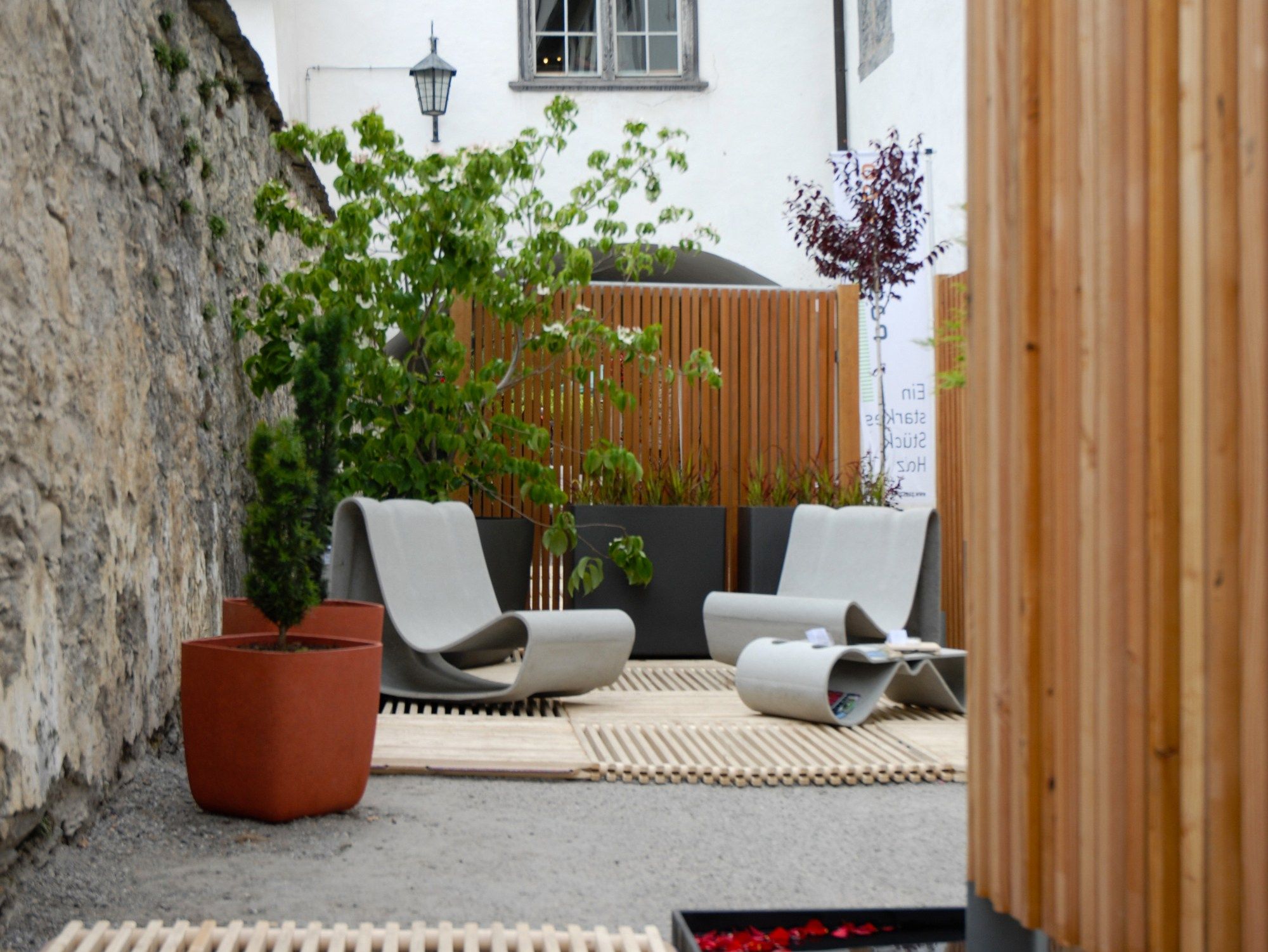 Бетонное садовое кресло SWISSPEARL дизайн ARCH-00114173 - Вид №15