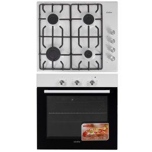 9280244 Духовой шкаф электрический Simfer B6EW16011 + Варочная поверхность газовая Simfer H60Q40W411