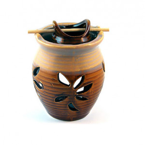 04616 Аромалампа "Колодец" 9 см с цветами Giftman