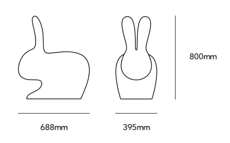 Полиэтиленовый садовый стул In Stock Qeeboo ARCH-00146253 - Вид №3