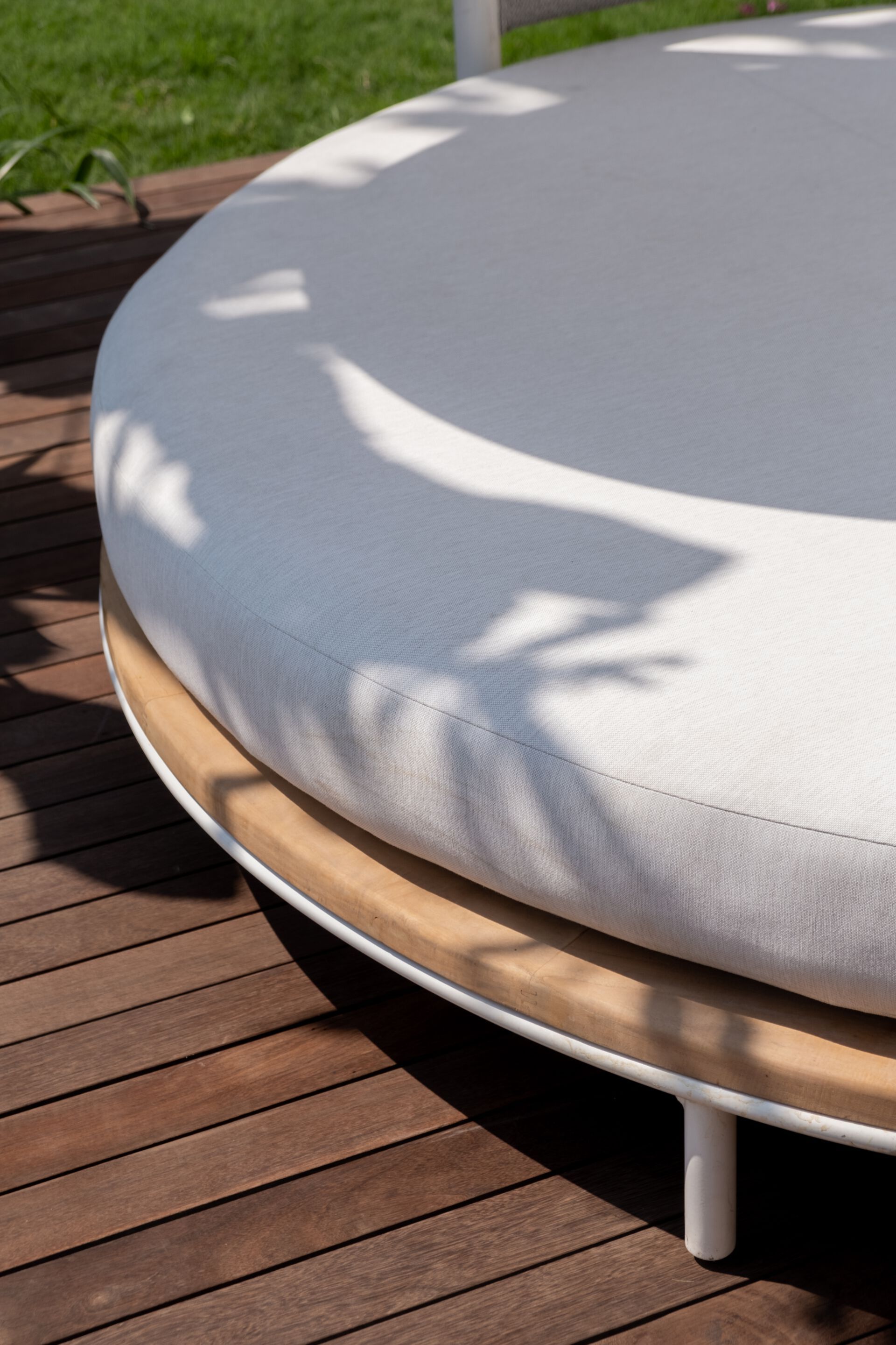 Ткань круглая Садовая кровать с солнцезащитным козырьком cbdesign круглый ARCH-00084466 - Вид №5