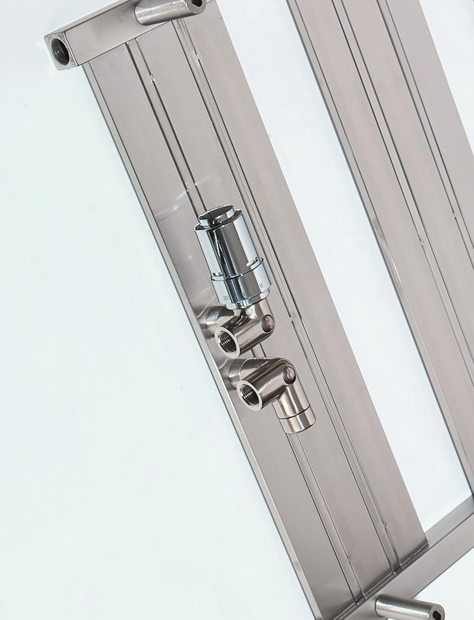 Полотенцесушитель Hammam MAYA Stainless steel  комбинированный; электрический или водяной Сталь  - Вид №16