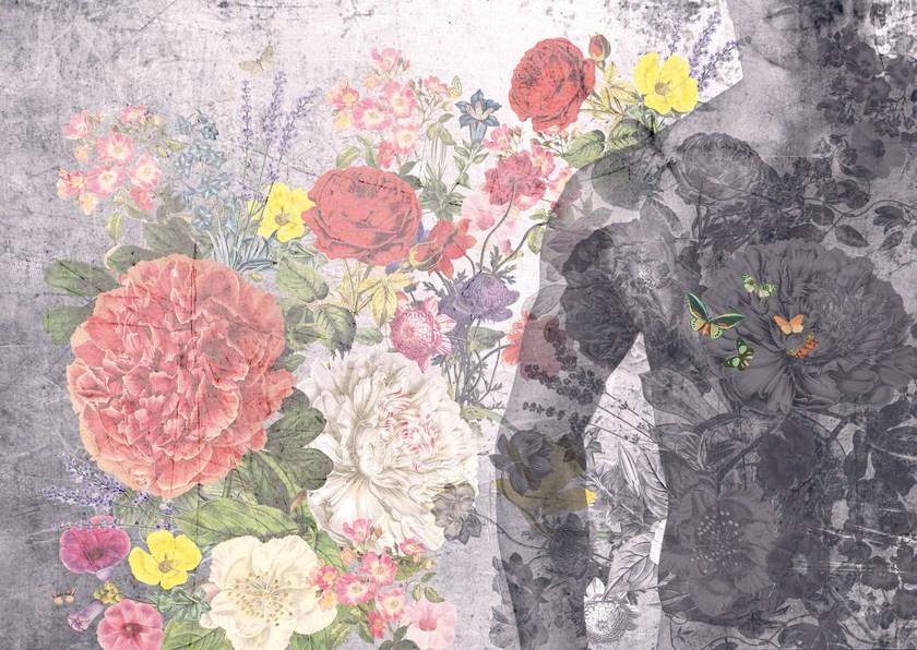 Wall&decò Обои с цветочными мотивами Wet system 15 sun-id-1360623 - Вид №1