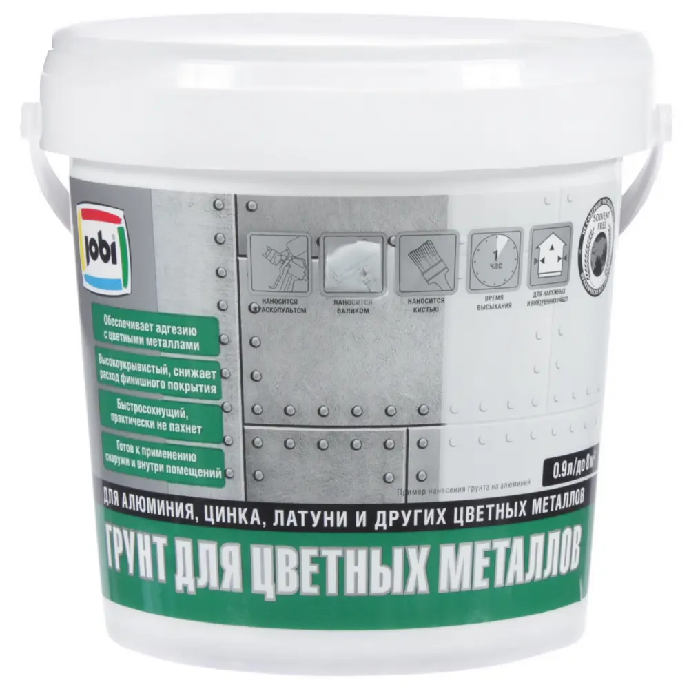 Jobi Грунт для металлических поверхностей 0.9 л - защита и адгезия 81953865 STLM-0015135