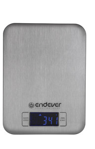 1043684 Кухонные весы Endever KS-525 серебристый