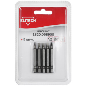 Набор бит ELITECH 1820.068900 9135837
