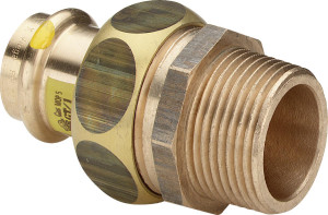 Viega Соединительный элемент резьбовой разъемный Profipress G 2654 (379438)