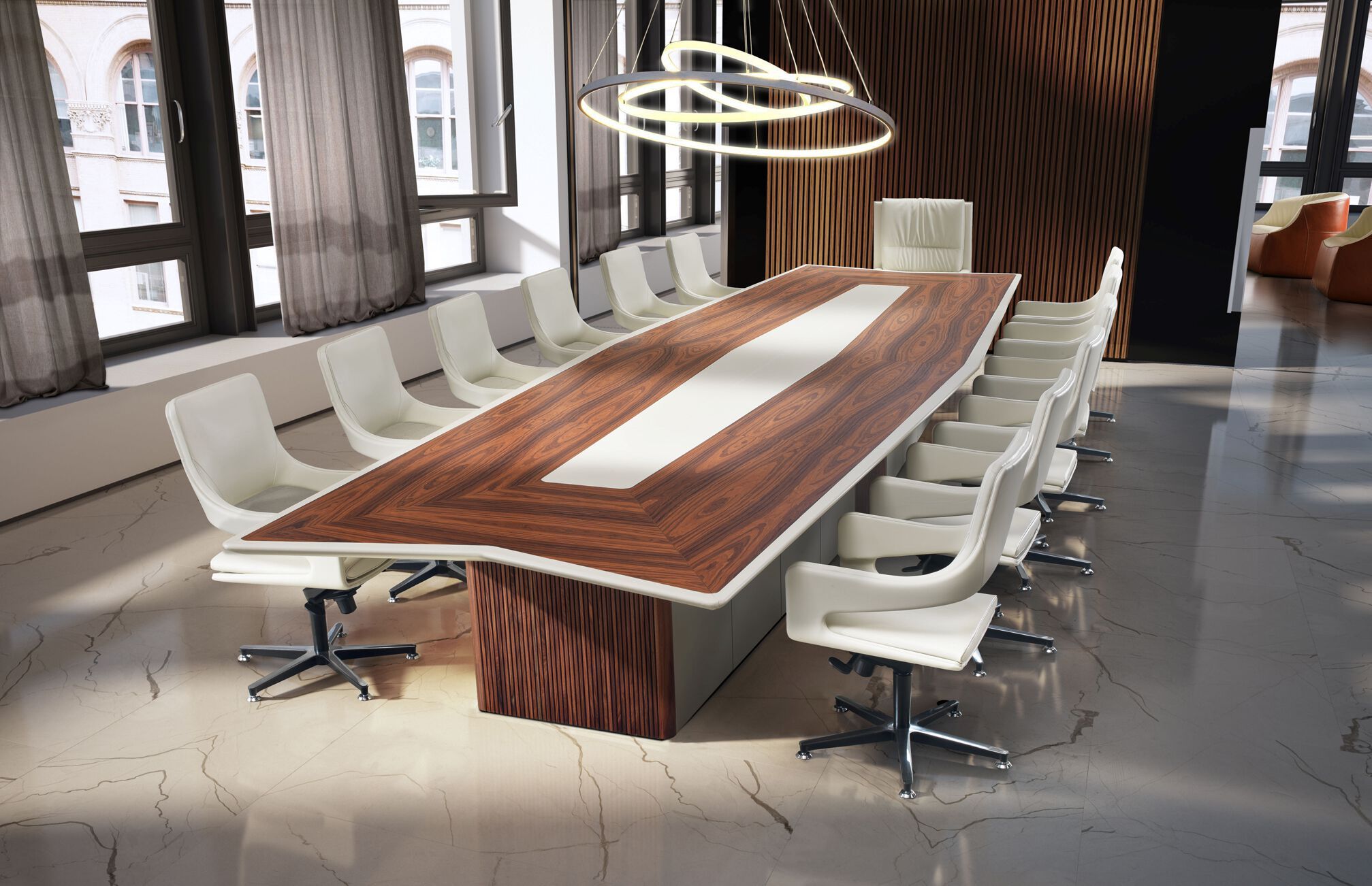 Деревянный прямоугольный стол для совещаний с системой люверсов i 4 Mariani MASTER ARCH-00109096 - Вид №10