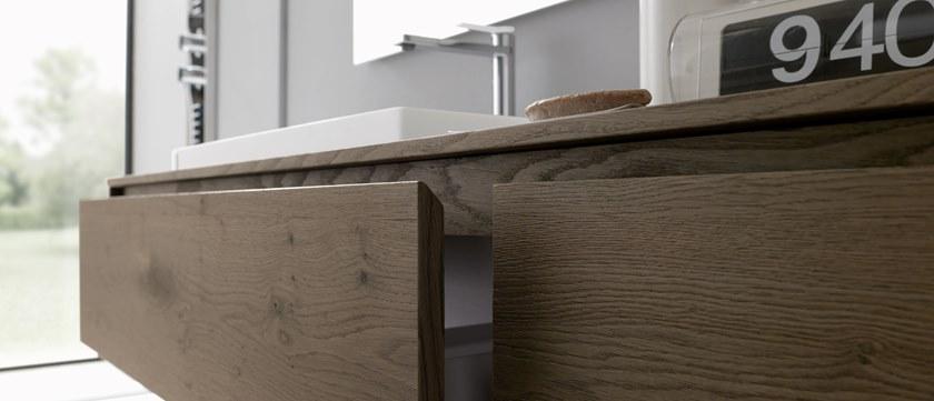 Archeda Тумба под умывальник из дерева подвесная одинарная Tulle sun-id-1351201 - Вид №1