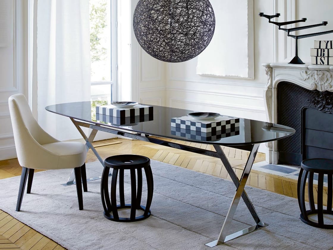 Прямоугольный стол с столешницей из МДФ Maxalto пафос ARCH-00153152 - Вид №2