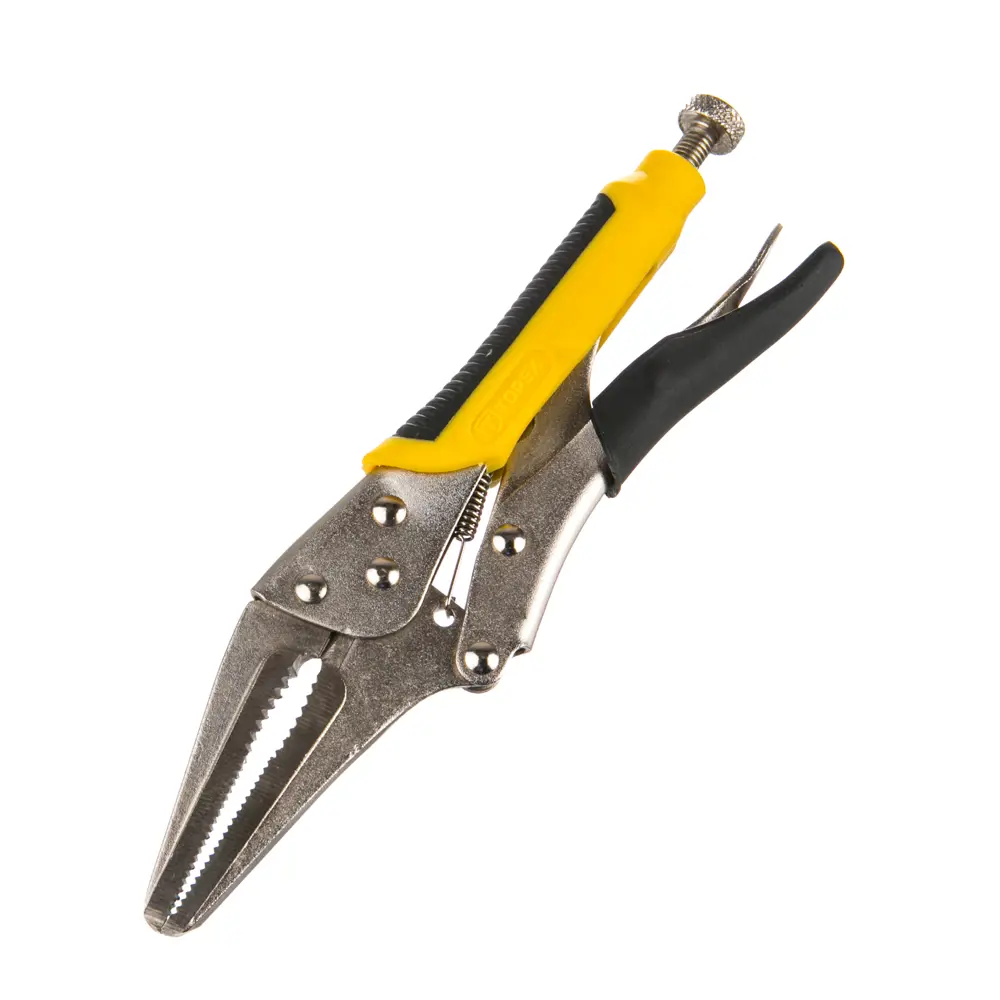 Клещи зажимные удлиненные Topex 32D857 225 мм захват до 40 мм STLM-2011404