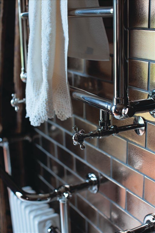 Полотенцесушитель настенный Arcade, НИКЕЛЬ  Burlington ARCR3 NKL, ARCR6 NKL  - Вид №3